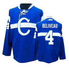 Montreal Canadiens Jean Beliveau #4 Blue Alternate Jersey