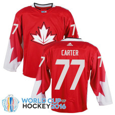 Canada Team Jeff Carter #77 Red 2016 World Cup Jersey