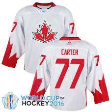 Canada Team Jeff Carter #77 White 2016 World Cup Jersey