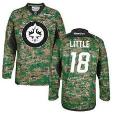 Winnipeg Jets Bryan Little #18 Camo Veteran's Day Jersey