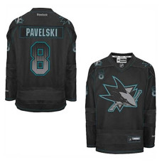 San Jose Sharks Joe Pavelski #8 Black Jersey