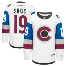 Colorado Avalanche Joe Sakic #19 White Stadium Series With Jersey 2022 Stanley Cup Champions Patch