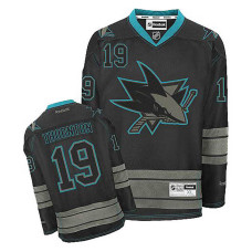 San Jose Sharks Joe Thornton #19 Black Premier Jersey