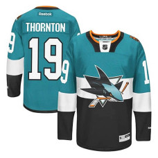 San Jose Sharks Joe Thornton #19 Teal/Black 2015 Stadium Series Jersey