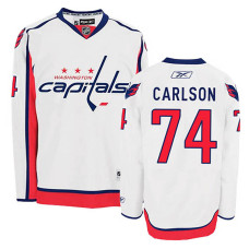 Washington Capitals John Carlson #74 White Away Jersey