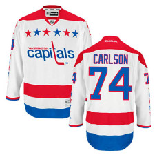 Washington Capitals John Carlson #74 White Alternate Jersey