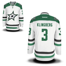 Dallas Stars John Klingberg #3 White Away Jersey