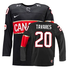 Canada Team John Tavares #20 Black Premier Olympic Jersey