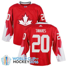 Canada Team John Tavares #20 Red 2016 World Cup Jersey