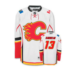 Calgary Flames Johnny Gaudreau #13 White Away Jersey