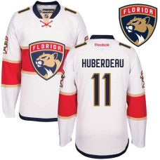 Jonathan Huberdeau #11 Florida Panthers White Away Premier Jersey