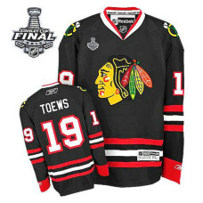 Chicago Blackhawks Jonathan Toews #19 Black 2015 Stanley Cup Alternate Jersey