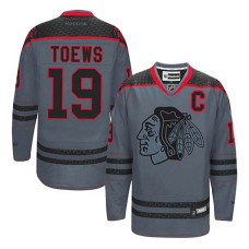 Chicago Blackhawks Jonathan Toews #19 Charcoal Cross Check Fashion Jersey