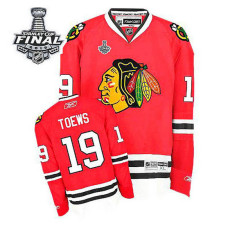 Chicago Blackhawks Jonathan Toews #19 Red 2015 Stanley Cup Home Jersey