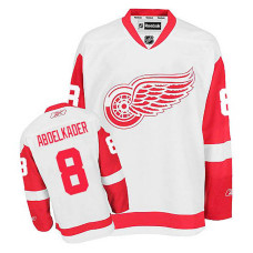 Detroit Red Wings Justin Abdelkader #8 White Away Jersey