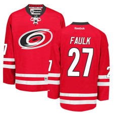 Carolina Hurricanes Justin Faulk #27 Red Home Jersey