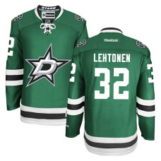 Dallas Stars Kari Lehtonen #32 Green Home Jersey