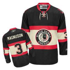 Chicago Blackhawks Keith Magnuson #3 Black Alternate Jersey