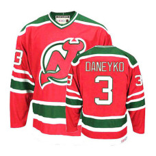 New Jersey Devils Ken Daneyko #3 Red/Green Throwback Jersey