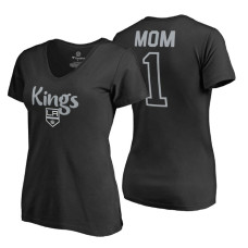 Los Angeles Kings 2018 Fanatics Mother's Day Number 1 Mom T-Shirt Black