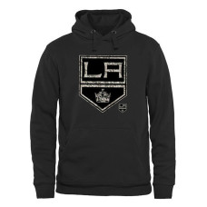 Los Angeles Kings Black Rink Warrior Fleece Pullover Hoodie