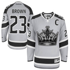 Los Angeles Kings Dustin Brown #23 Grey 2014 Stadium Series Jersey