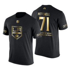 Los Angeles Kings Torrey Mitchell Gold Limited with Message T-Shirt Black