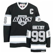 Youth Los Angeles Kings Wayne Gretzky #99 Black Throwback Jersey