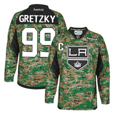 Los Angeles Kings Wayne Gretzky #99 Camo Veteran's Day Jersey