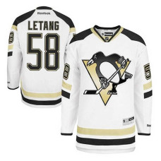 Pittsburgh Penguins Kris Letang #58 White 2014 Stadium Series Jersey