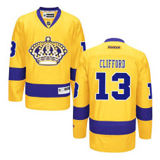 Los Angeles Kings Kyle Clifford #13 Gold Alternate Jersey