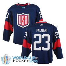 USA Team Kyle Palmieri #23 Navy Blue 2016 World Cup Jersey