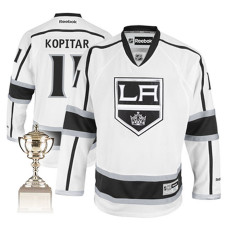 Los Angeles Kings Anze Kopitar #11 White Away Premier Jersey