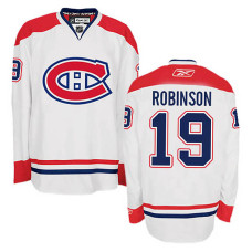 Montreal Canadiens Larry Robinson #19 White Away Jersey