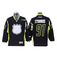 Tampa Bay Lightning Steven Stamkos #91 Black All-Star Jersey 2022 Stanley Cup Finals Patch