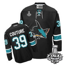 San Jose Sharks Logan Couture #39 Black 2016 Stanley Cup Alternate Finals Jersey