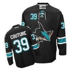 San Jose Sharks Logan Couture #39 Black Alternate Jersey