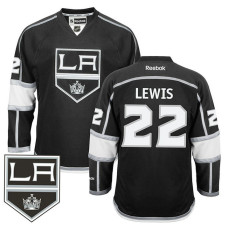 Los Angeles Kings Trevor Lewis #22 Black Home Premier Jersey