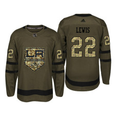 Los Angeles Kings #22 Trevor Lewis Camo Salute To Service Jersey