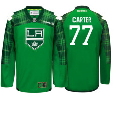 Los Angeles Kings #77 Jeff Carter Kelly Green Patty's Pride St. Patrick's Day Jersey