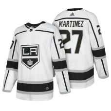 Los Angeles Kings #27 Alec Martinez White 2018 New Season Authentic Team Away Jersey