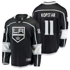 Los Angeles Kings #11 Breakaway Player Anze Kopitar Jersey Black