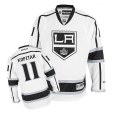 Los Angeles Kings Anze Kopitar #11 White Away Jersey