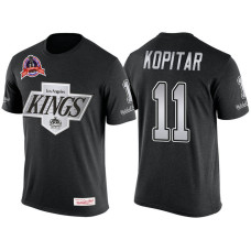 Los Angeles Kings Black Anze Kopitar #11 New Season Throwback Player T-shirt Mitchell & Ness