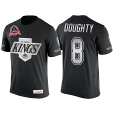 Los Angeles Kings Black Drew Doughty #8 New Season Throwback Player T-shirt Mitchell & Ness