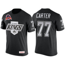 Los Angeles Kings Black Jeff Carter #77 New Season Throwback Player T-shirt Mitchell & Ness