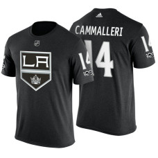 Los Angeles Kings #14 Michael Cammalleri Black Adidas Player T-shirt