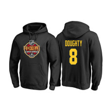 Los Angeles Kings #8 Drew Doughty Black 2017 China Game Pullover Hoodie