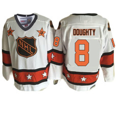 Los Angeles Kings #8 Drew Doughty White 1981 ALL Star Throwback Jersey