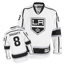 Los Angeles Kings Drew Doughty #8 White Away Authentic Jersey